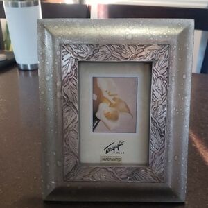 VTG 1995 Terragrafics Floral Photo Frame Picture 6.5”T 7.75”W (3.5”x5.5”)
